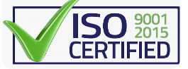 ISO 9001:2015 certified quality management system