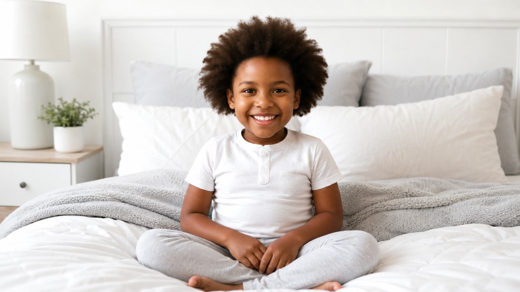 Smiling child representing paediatric care at St. Andrew Hospital