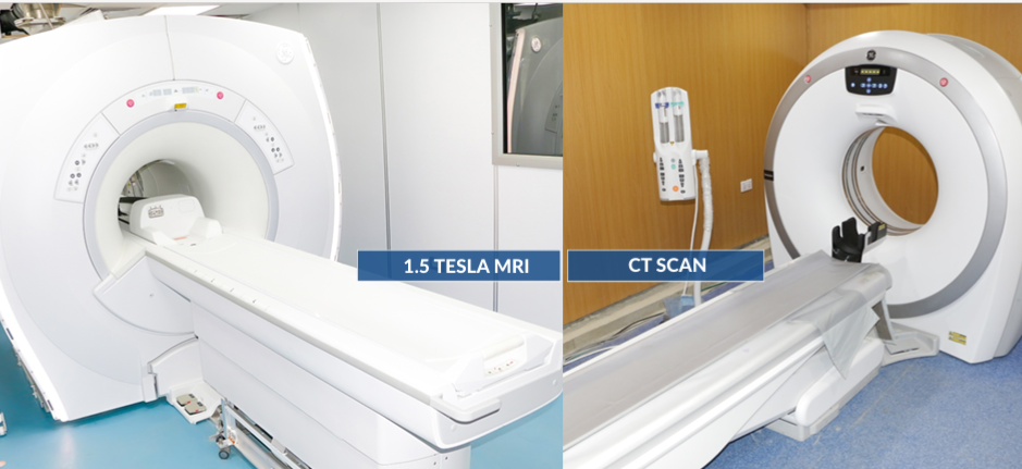 1.5 Tesla MRI and CT scanner at St. Andrew Hospital
